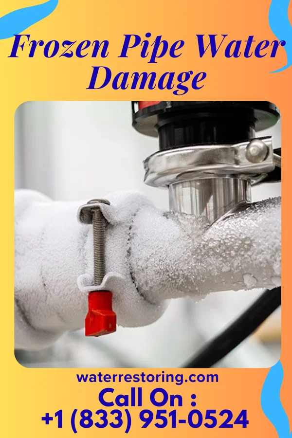 Frozen Pipe Water Damage in Treasure Lake, PA